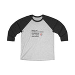 Socialist Womens Tri-Blend 3/4 Raglan Tee