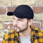 Generic Blonde Conservative Twill Hat- Red