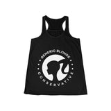 Generic Blonde Women's Flowy Racerback Tank